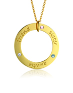 GOLD Wee BIRTHSTONES